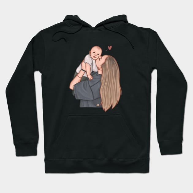 Little Love || Perrie and Axel Hoodie by CharlottePenn